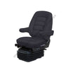 BOS 5110001 K85 SEAT-WRII LOPRO MID BK BOTH ARM TTN BLK