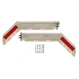 BTS B673025WTSK HNGR-MUDFLAP,PAIR,SS,LH/RH,CNSPCTY TP