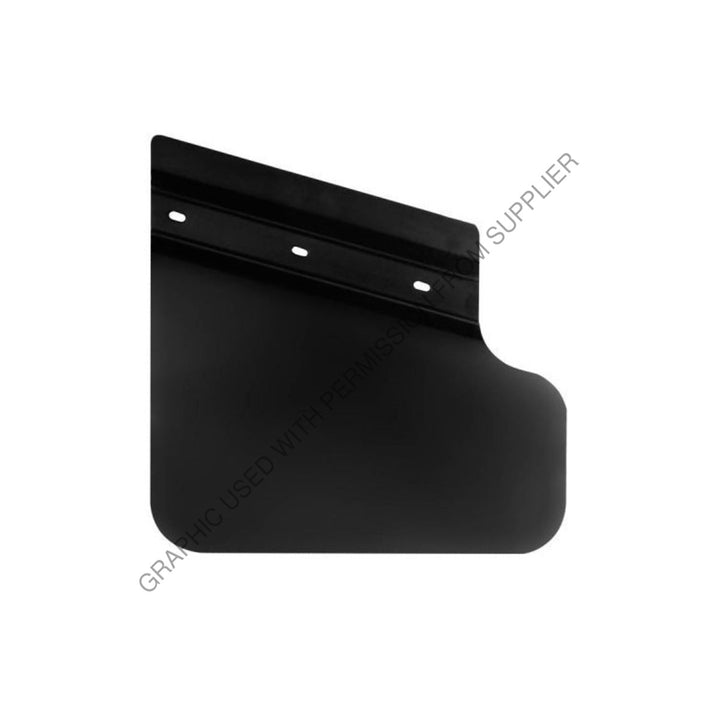 BTS CF3526RH24PB MUDFLAP - 24 INCH, BLK, RH, POLY