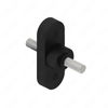 BUS C2791 STUD-1/4-20,PASSTHRU,BLACK