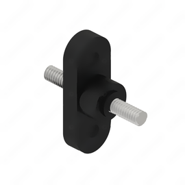 BUS C2791 STUD-1/4-20,PASSTHRU,BLACK
