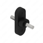 BUS C2791 STUD-1/4-20,PASSTHRU,BLACK
