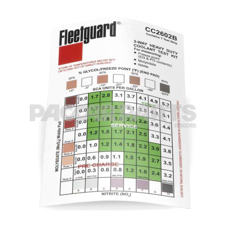 CC2602BFLG KitCoolant Test Single 3Way Strips