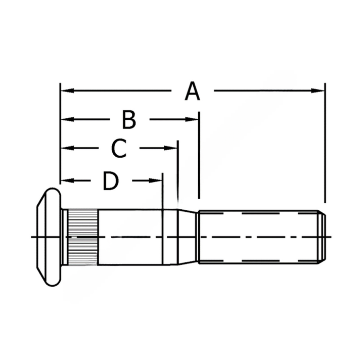 CM  10020540 STUD-WHEEL M22X1.5X4.18 LG