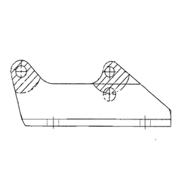 DDE 23505244 A/C BRACKET