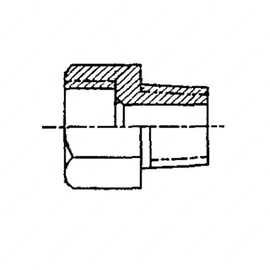 DDE 23519830 ADPT 3/8-18