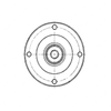 DDE 23525465 SHAFT/FLGE