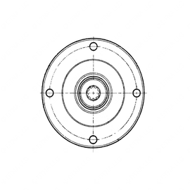 DDE 23525465 SHAFT/FLGE