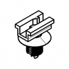 DDE A0009911295 WIRING FASTENER, PUSH IN