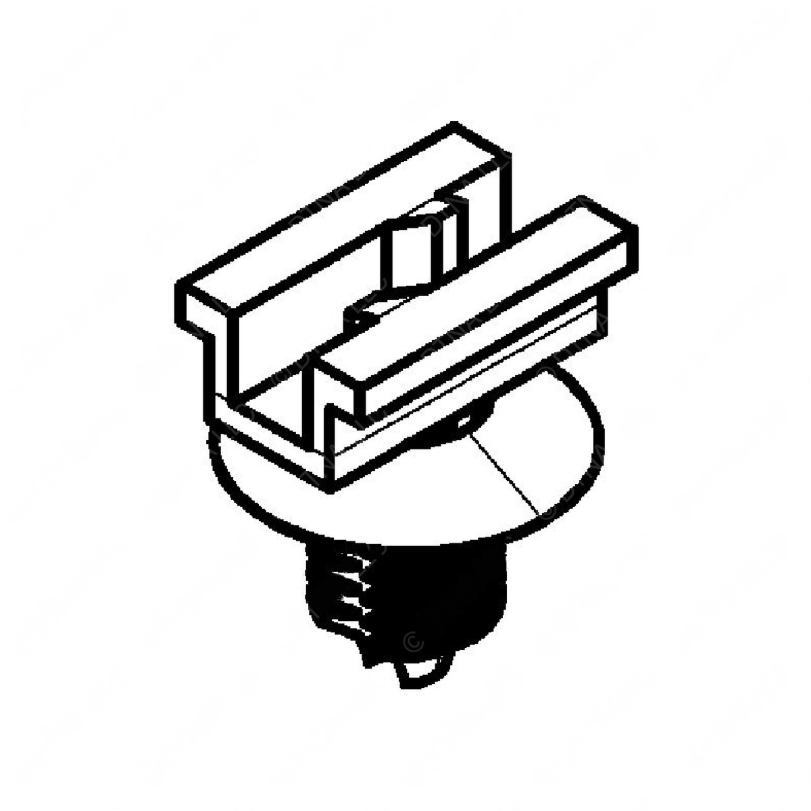 DDE A0009911295 WIRING FASTENER, PUSH IN