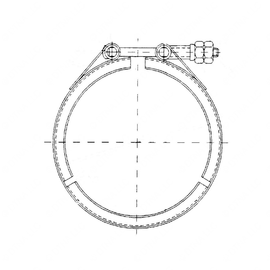 DDE A0069979590 CLAMP - OUTLET ELBOW, TURBOCHARGER