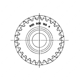 DDE A4571320905 DRIVE GEAR