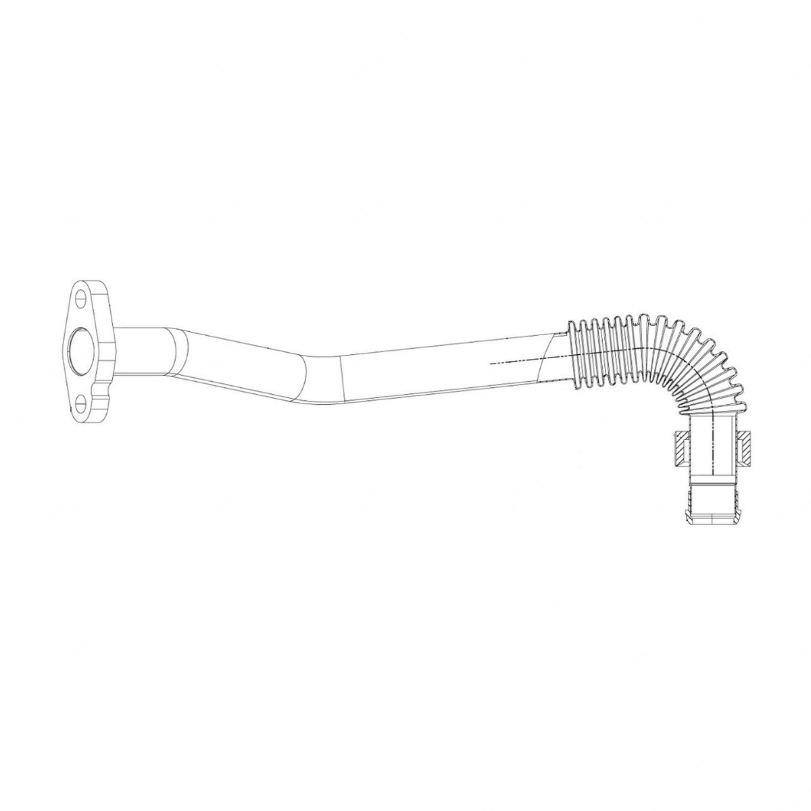 DDE A4601801122 OIL RETURN PIPE
