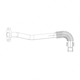 DDE A4601801122 OIL RETURN PIPE