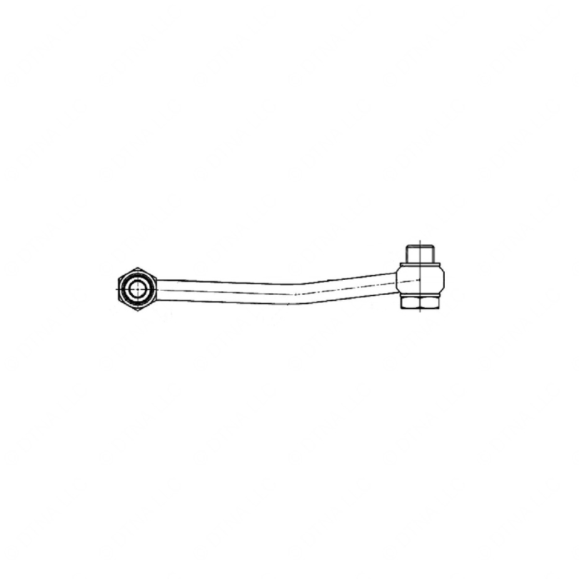 DDE A4712008251 LINE, COOLANT RETURN, EXHAUST GAS FLAP
