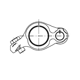 DDE A4720503734 OUTLET ROCKER ARM