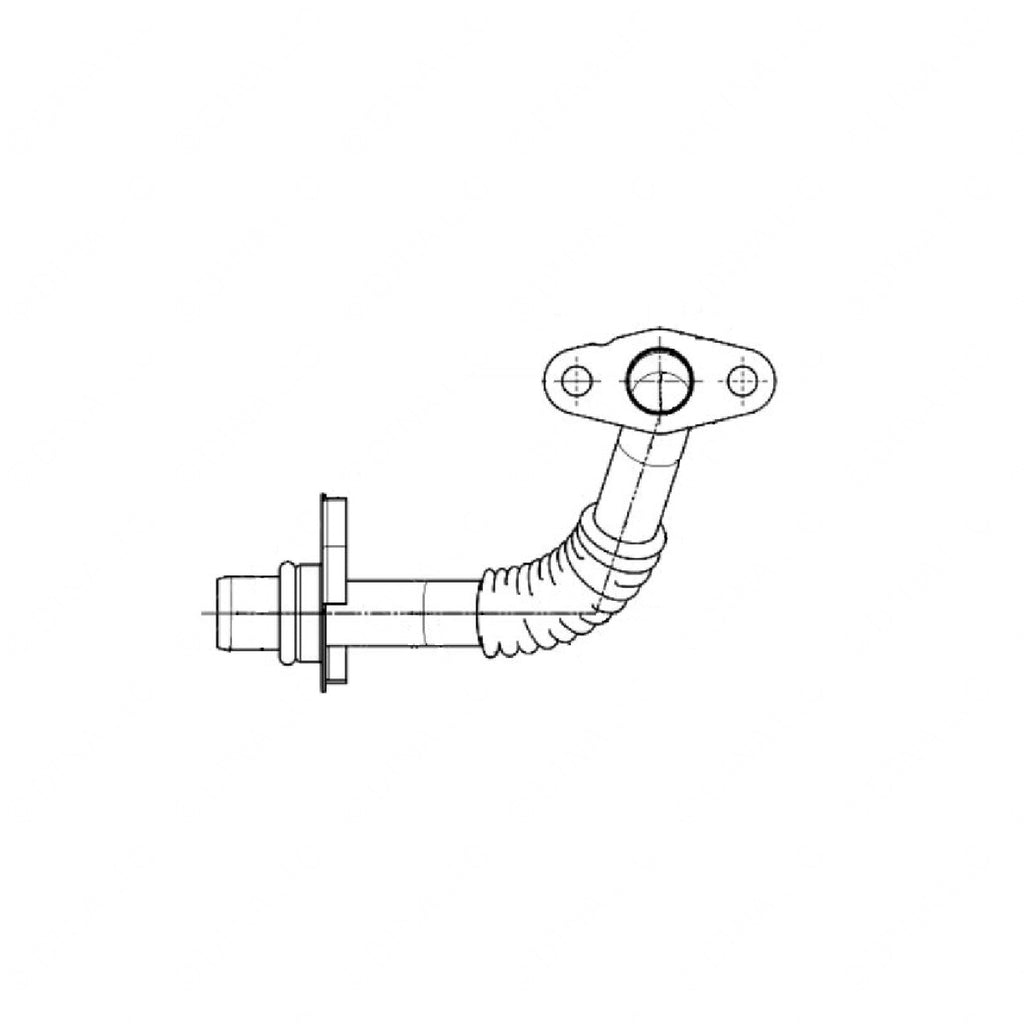 DDE A4721802620 TUBE - OIL DRAIN, TURBOCHARGER