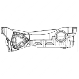 DDE A4721805551 OIL MANIFOLD RT2 (NOT SOLD SEPARATELY)