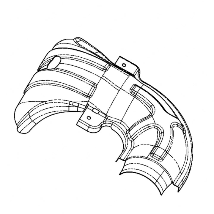 DDE A6804911830 HEAT SHIELD, ATS INLET, UPPER