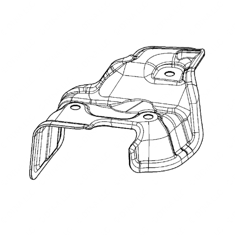 DDE A9340960568 HEAT SHIELD
