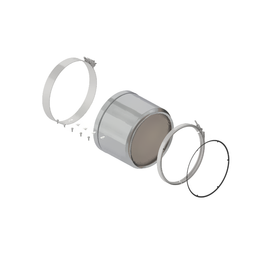 DDE EA0024908392 KIT, DPF AND CLAMPS, GATS 2.0