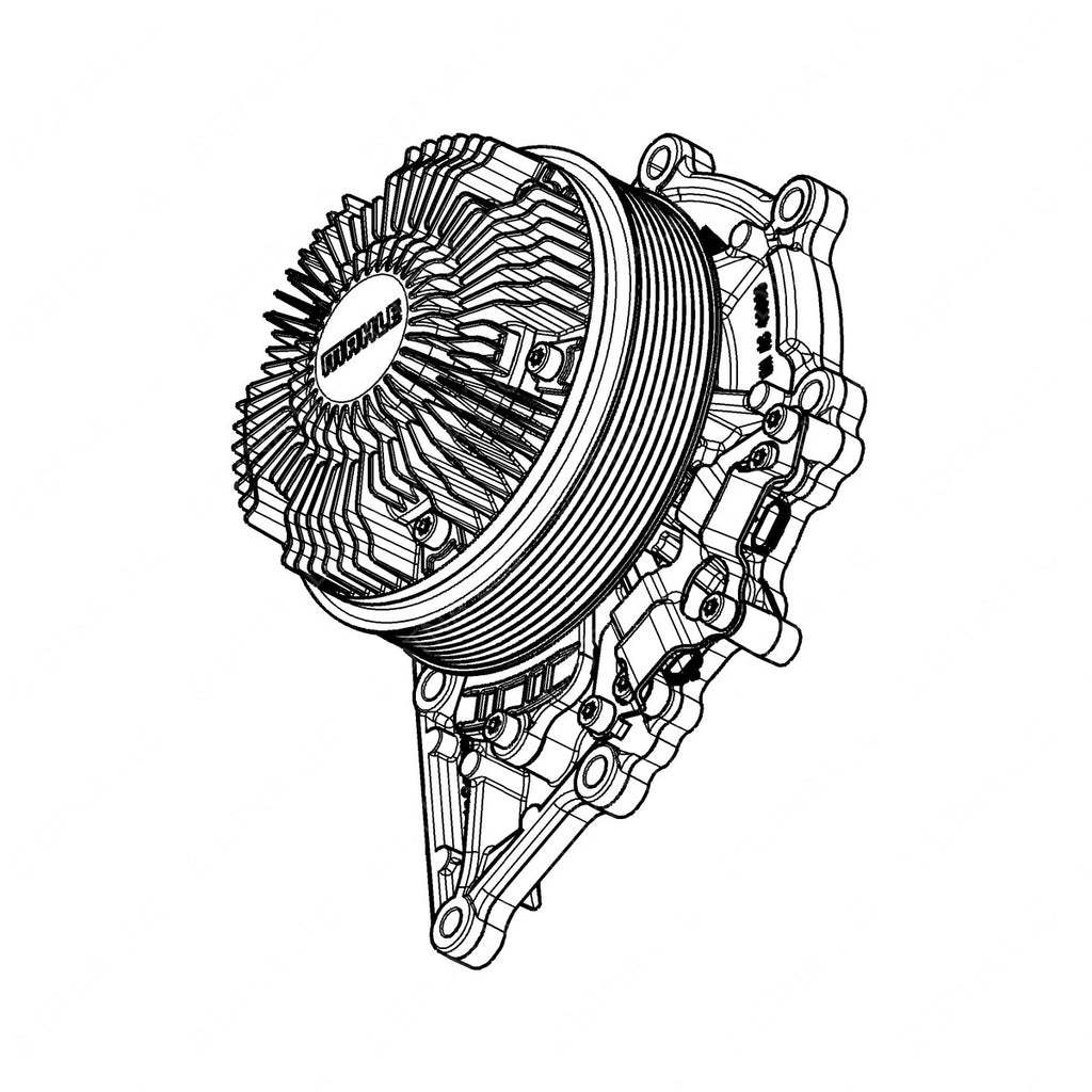 DDE EA4722001901 COOLANT PUMP