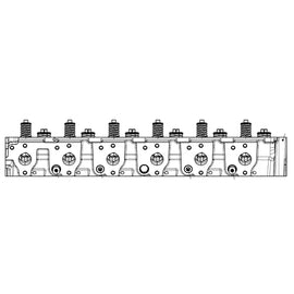 DDE EA9060107421 CYL HEAD W VALVES MBE900 6.4L