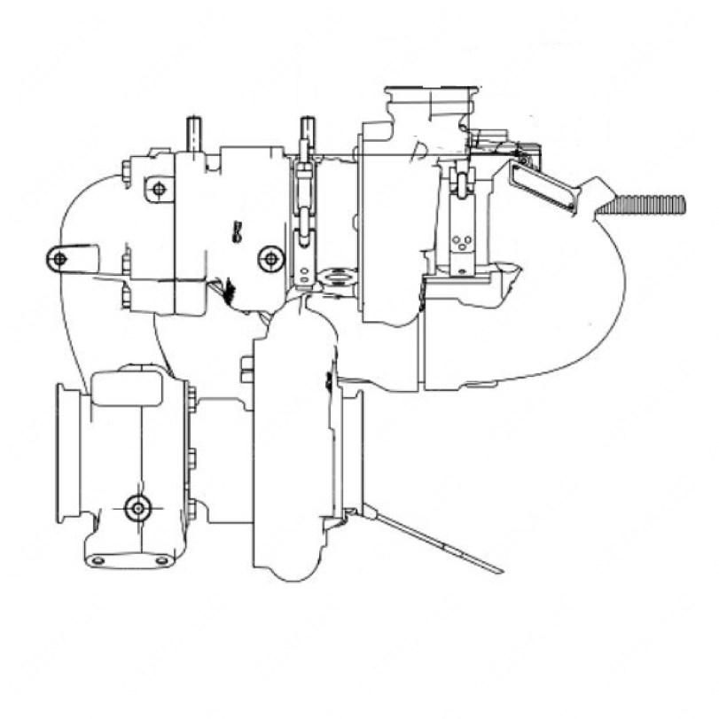 DDE EA9360909380 EXCHANGE EXHUAST GAS TURBO