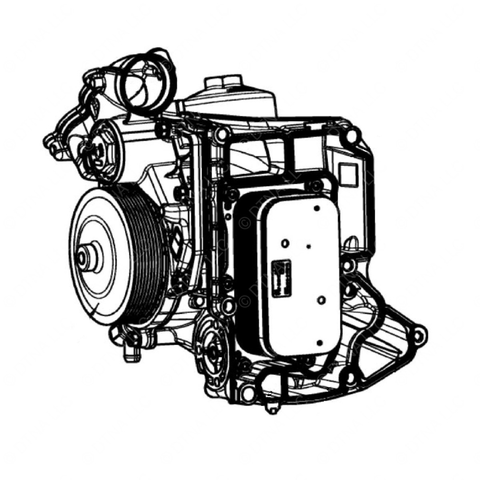 DDE EA9361807210 EXCHANGE OIL COOLANT MODULE