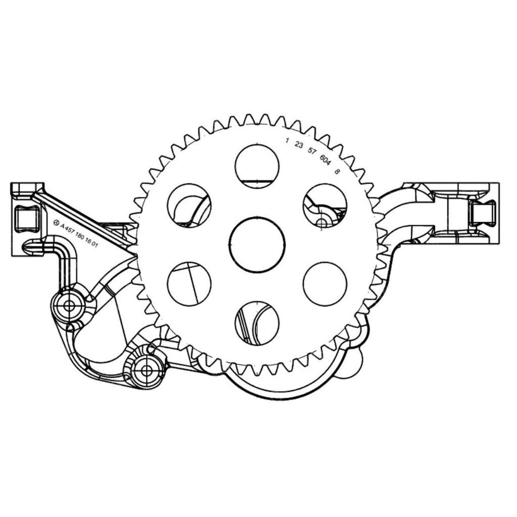 DDE RA4571801601 OIL PUMP MBE 4000