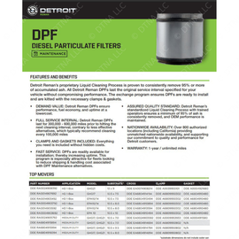 DDE RA6804915894 TS DIESEL PARTICULATE FILTER