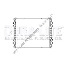 DHT FR1301002PT RADIATOR, 1YR PART ONLY WRTY, PA