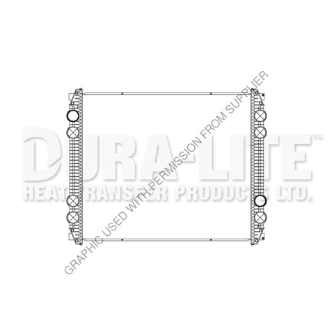 DHT FR1301002PT RADIATOR, 1YR PART ONLY WRTY, PA