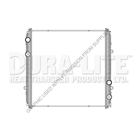 DHT FR1317002PT RADIATOR, PLASTIC/ALUM 1YR WRNTY