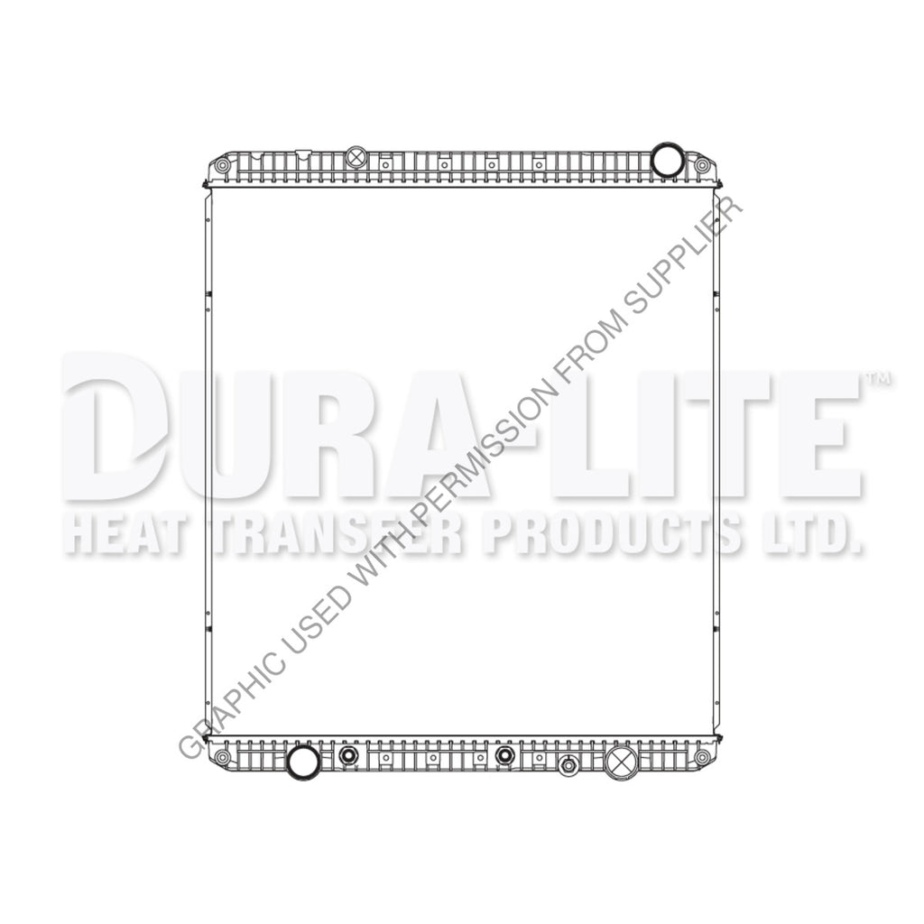 DHT FR1318002BPT RADIATOR, PLASTIC/ALUM 1YR WRNTY