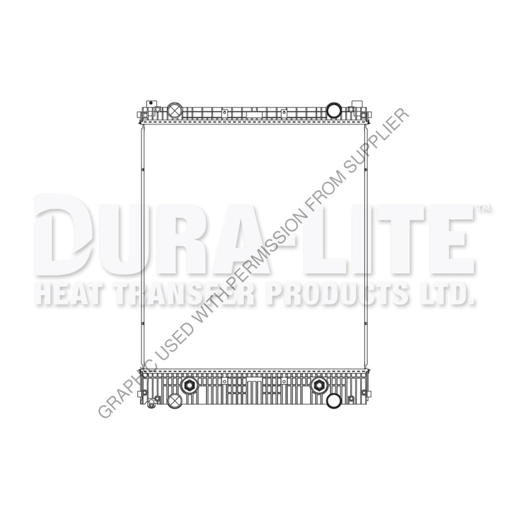 DHT FR1319002BPT RADIATOR, PLASTIC/ALUM 1YR WRNTY