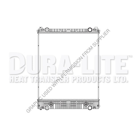 DHT FR1319002BPT RADIATOR, PLASTIC/ALUM 1YR WRNTY