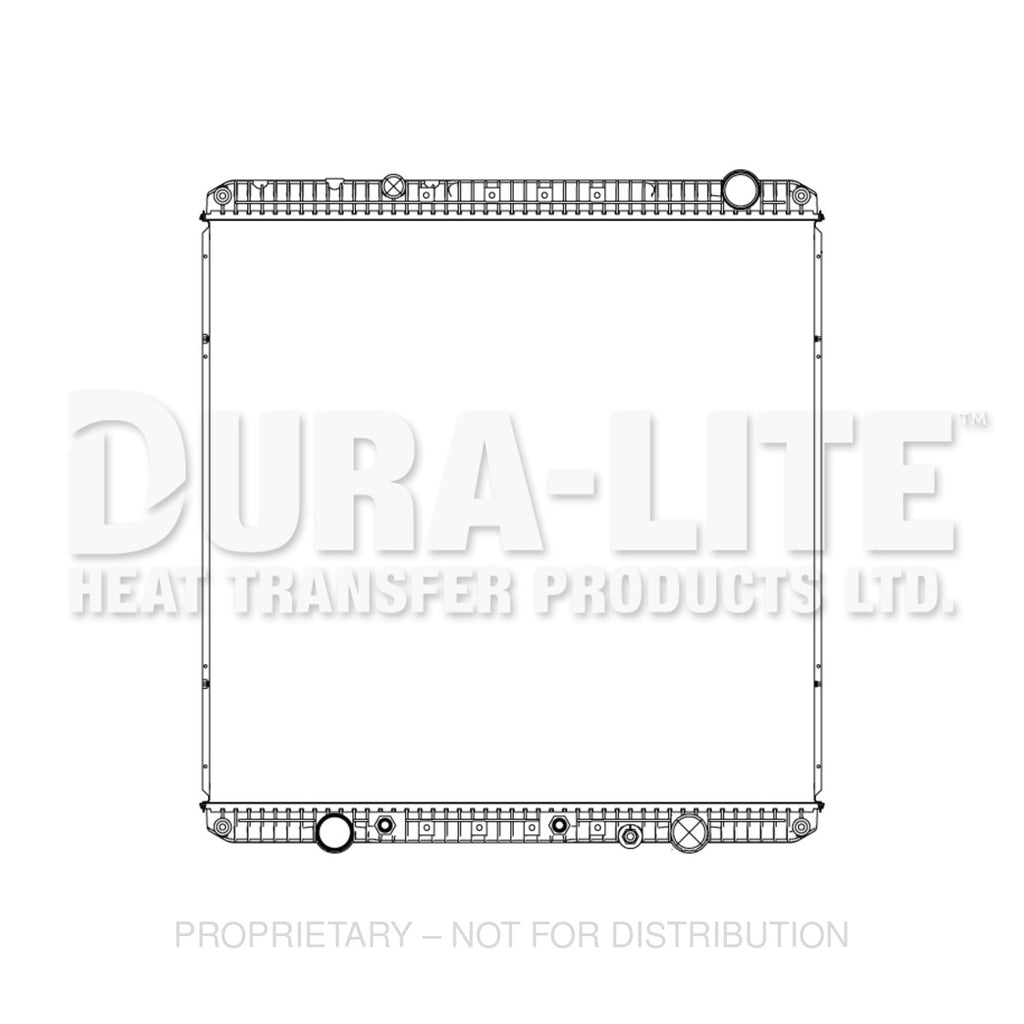 DHT FR1324002BPT RADIATOR, PLASTIC/ALUM 1YR WRNTY