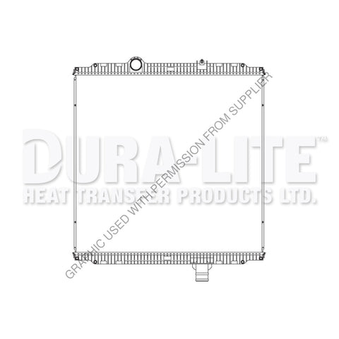DHT KE1207002PT RADIATOR, PLASTIC/ALUM 1YR WRNTY