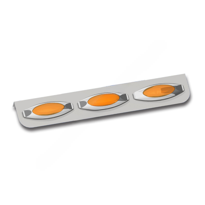 DML DUA068X2A UNIVERSAL LIGHT BAR, W/X2AG2-LED LIGHTS