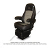 DMS 2D914NC3BNSN SEAT-ATLASII LE, BLACK ULTRALEATHER