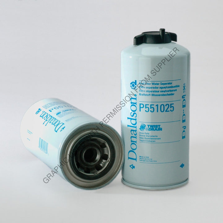 DN  P551025 FUEL/WATER SEPARATOR, SPIN ON