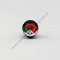 DN  P579716 PRESSURE GAUGE 1-100 PSI TRI-COLOR