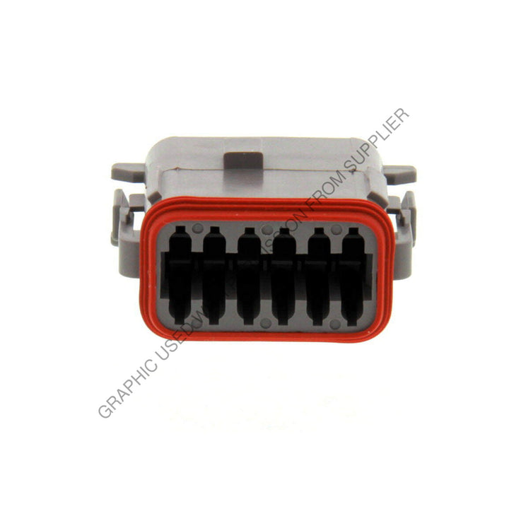 DUF DT06 12SA P012 PLUG-12CAV DT 16 2X6
