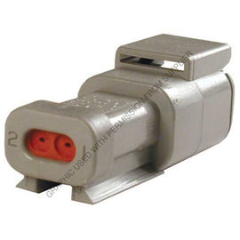 DUF DTM04 2P E003 RCPT-2CAV,DTM- 20,GR