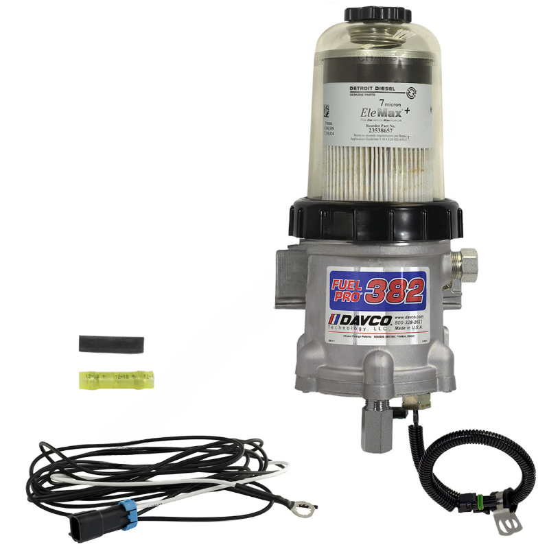 DVC 382952DDC07 FUEL WATER SEPARATOR-382 W/12VDC