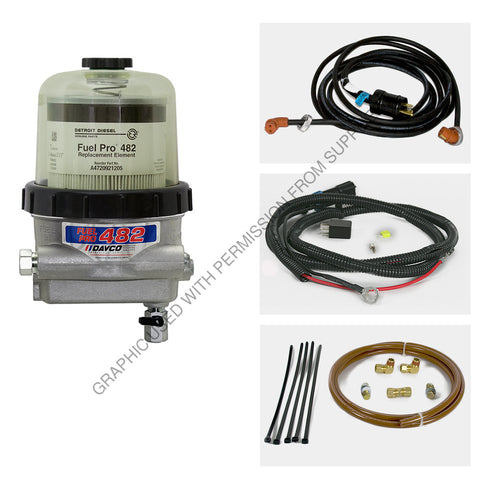 DVC 482950KIT07 FUEL WATER SEPARATOR 482 UNHEATED KIT