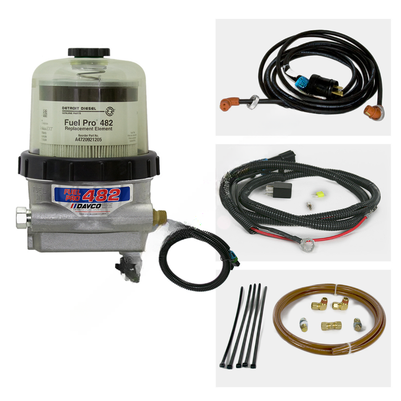 DVC 482962KIT07 FUEL WTR SEP 482-12VDC/120VAC PREHTR KIT