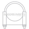 EC30GZ CLAMP-EXHAUST HD GUILLOTINE 3" ZN