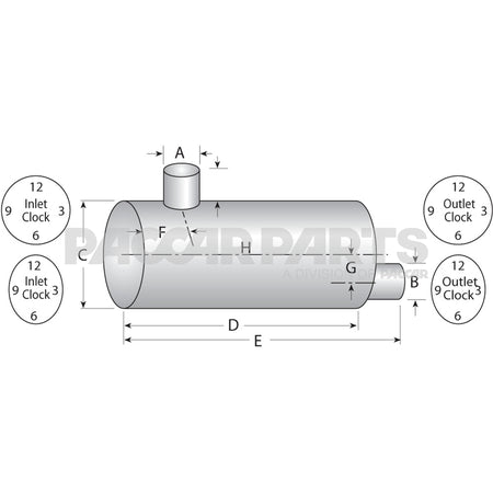 EMM86526 MUFFLER-TYPE 5-10.1"
